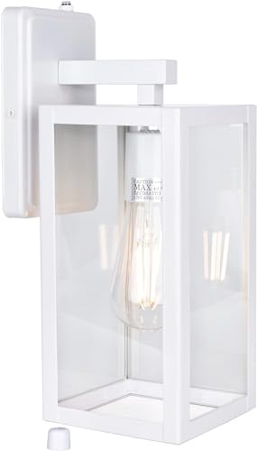 YoonLIT - Linterna de pared para exteriores del atardecer al amanecer, luces de porche delantero, antioxidantes, impermeables, accesorios de pared para exteriores