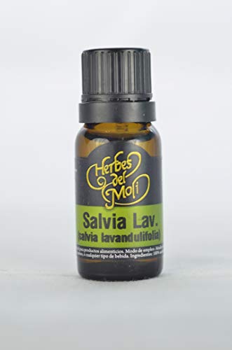 Herbes Del Aceite Esencial Salvia Lavandulifolia 10 Ml Envase De 10 Ml 100 G