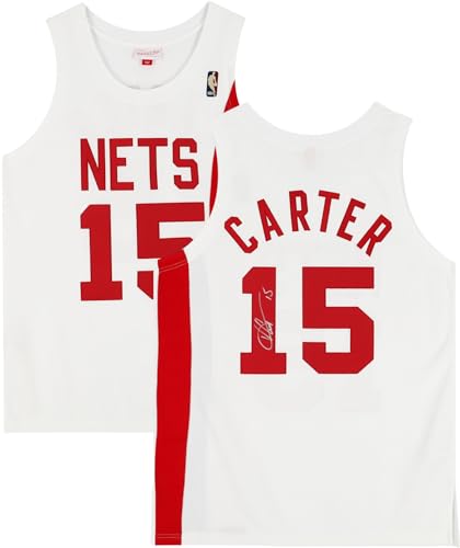 Vince Carter New Jersey Nets Autographed White, Red, and Alternate Mitchell & Ness 2005-2006 Authentic Jersey - Autographed NBA Jerseys