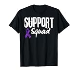 Photo Gallery support squad hodgkins lymphoma cancer purple ribbon maglietta Photo Gallery support squad hodgkins lymphoma cancer purple ribbon maglietta