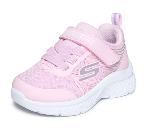 Image of Skechers Girls' Microspec Swirl Sweet | Casual, Lightweight, Machine Washable, Cushioned Insole