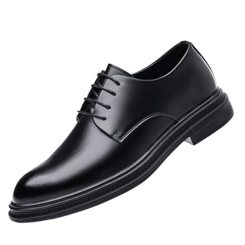 Premium Leather Lace Up Oxford Shoes for Men Comfortable Office Wear Footwear