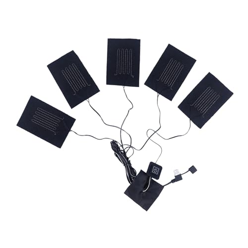 Image of Meadawgs USB Electric Heating Pad 5 in 1 Washable Heat Pad for Feet Warmers Coat Vest|Health & Beauty | Health Care |Electric Heating Pads|1 Set USB Electric Heating Pad