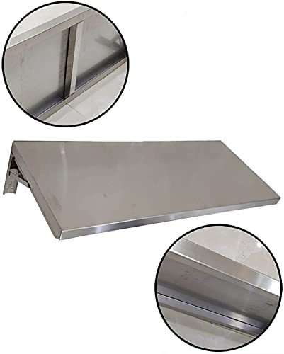 Table murale en acier inoxydable gain de place pour petit espace - 4