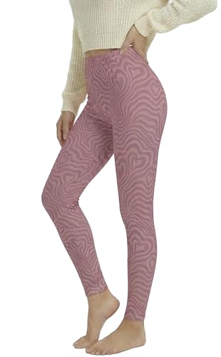 Image of sissycos Women's 80s Leggings Neon Artistic Splash Printed Buttery Soft Stretchy Pants