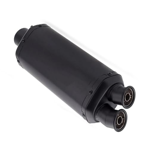 Silencieux d'échappement universel moto 51mm double évasion droite CB190