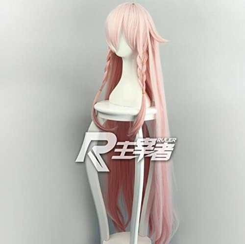 Library Ia Cosplay Wig Heat Resistant Synthetic Wigs for Halloween Costume Party Role Play+Wig Cap