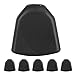 Glomora Tuning Peg Button Set, 6 PCS Acrylic Buttons for Acoustic and Electric Guitars (Black)