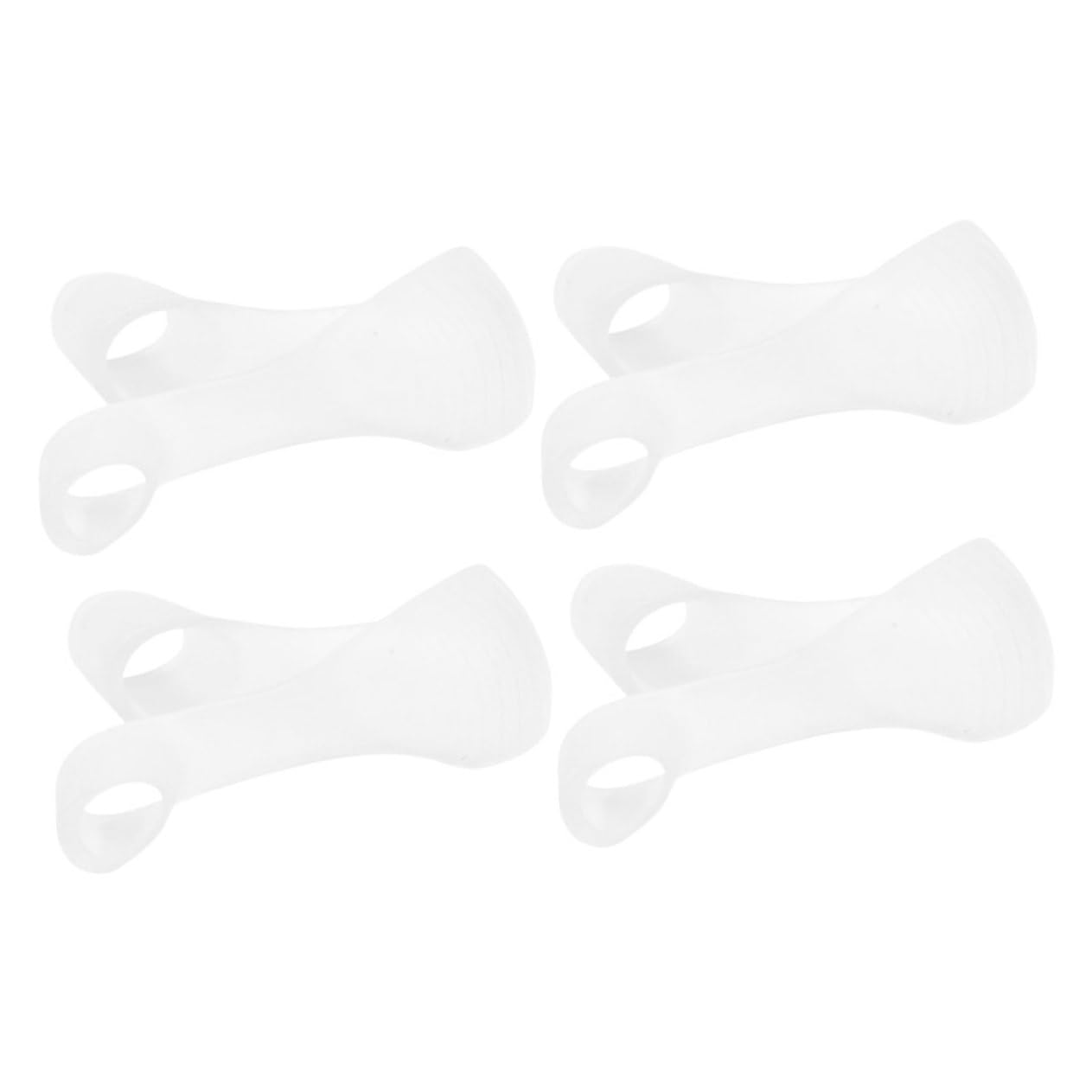 OATIPHO 4Pcs Bunion Separator Elastic Foot Care Supplies for Transparent Gel Spacers for Men and Women Day and Night Use