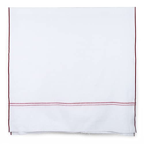 Image of Cotton Skin Friendly Summer Shrink Proof Bath Towel Pure Cotton Gamcha Soft 100% for Men and Boys All Purpose Living Handloom (White| Pack 04)