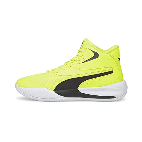 PUMA Mens Triple Mid Basketball Sneakers Shoes - Yellow