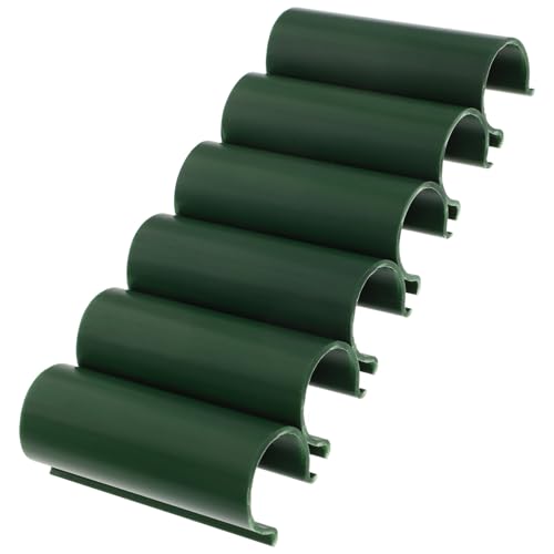 NUOBESTY 32 Pezzi Morsetti per Serra in Plastica PE e PVC Resistenti al Calore Clip per Tubi da Giardinaggio 19Mm Accessori per Fissaggio Teli Ombreggianti e Reti Parasole per Uso