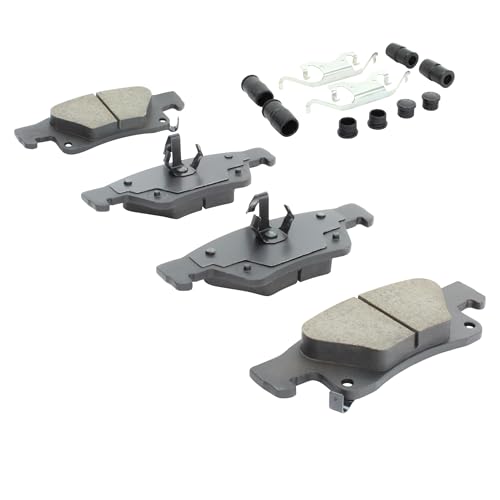 Image of QUALITY-BUILT Rear Ceramic Brake Pads, Premium 1001-1498C, Compatible with 2011-2024 Dodge /Jeep (Durango,Grand Cherokee,Grand Cherokee WK)