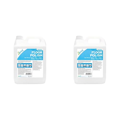 2Work 2W04610 Floor Polish 5 Litre (Pack of 2)