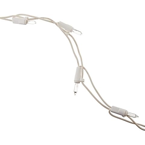 Blue Star Group Brella Lights - Patio Umbrella Lighting System with Power Pod & 8 Rib, White Cover