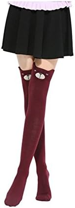 GEOOTWomen Cute 3d Cartoon Animal Pattern Thigh Stockings Over Knee High Socks
