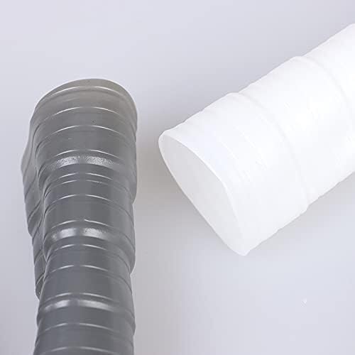 Rallonge universelle de tuyau de machine à laver, Tuyau de vidange universel for lave-vaisselle, lot de 2 tuyaux de vidange flexibles de 1,5 m for lave-linge et lave-vaisselle