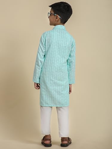 Image of Pro-Ethic Style Developer Boys Cotton Kurta Pajama For Kid's Ethnic Wear | Cotton Kurta Pajama (S-227)