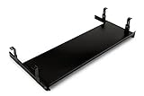 HON 4028P Underdesk Oversized Keyboard Platform/Mouse Tray, 30 x 10, Black, Case of 6