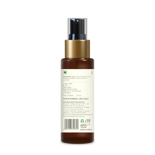Image of Forest Essentials Fragrant Body Mist Iced Pomegranate & Kerala | Aloe Vera juice infused Perfume Spray to keep Skin Scented & Hydrated Through the Day (Pack of 2)