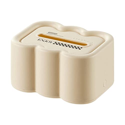 Jildouf Estuche dispensador de toallitas, caja de pañuelos, soporte rectangular para toallitas húmedas con tapa para pañuelos de baño, toallitas húmedas, encimera, habitación, mesita de noche