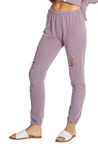 Wildfox Women's Knox Jogger Sweatpant, P. Grapeade, Large