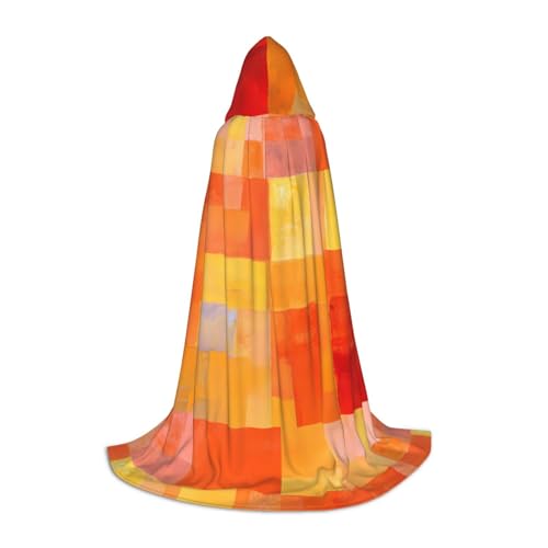 PHAYAH Red Sezione Modello Con Cappuccio Poncho Unisex Natale Felpa Con Cappuccio Per Cosplay Halloween Costume Party Masquerade S