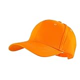 casquette orange fluo personnalisable Design: Design simple et élégant. Le design non structuré à profil bas souple et sergé est parfait pour un look décontracté.