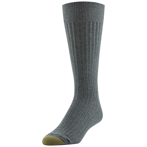 GOLDTOE Men's Classic Canterbury Crew Dress Socks, 3-Pairs2