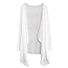 Produktbild Frauen Tops Ba Zha HEI Sommer Frauen dünne Strickjacke modale Kleidung Sonnenschutz-Kleidung Frauen transparent langärmelige Strickjacke schlank Langen Absatz Sonne Tops (Weiß, Freie Größe)