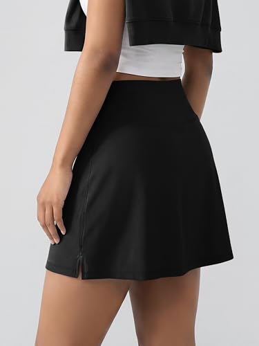 Image of ODODOS Women's Athletic Tennis Skorts with Pockets Built-in Shorts Golf Active Skirts for Sports Running Gym Training