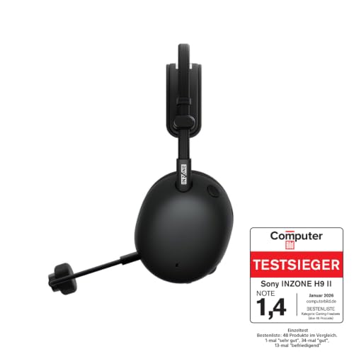 Sony INZONE H9 II Kabelloses Noise Cancelling Gaming Headset – Ansicht 3