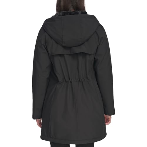 Tommy Hilfiger Women's Hooded Aline Soft Softshell Rain Coat4