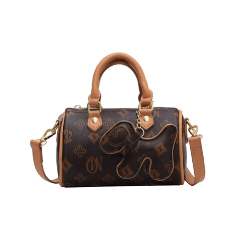 Bolso de mujer con diseño de perro y correa cruzada miniatura 1