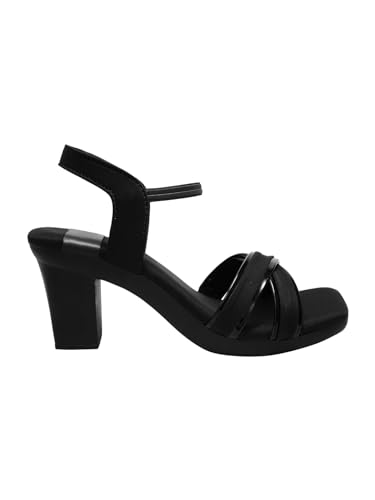 Image of Selfiee Cross Strap Block Heels Perfect for Every Occasion, Elegant Party Heel Sandals for Women & Girls