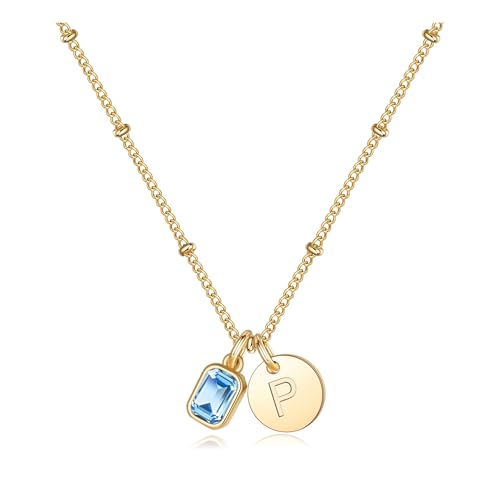 M MOOHAM �C�j�V�����a���΃l�b�N���X �����ւ̃M�t�g - 14K�S�[���h���b�L�f�B�X�N���^�[�l�b�N���X �a���΃W���G���[ �p�[�\�i���C�Y�h�M�t�g �����ւ̒a�����M�t�g �� �ޏ��̎o�� �e�F, 16" + 2.5" extender (18.5" t