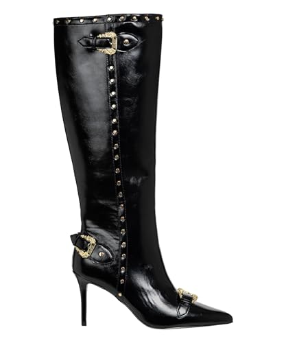 VERSACE JEANS COUTURE Mujer Botas Altas Black 38 EU