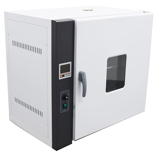 LGXEnzhuo Digital Forced Air Convection Drying Oven 220V Lab Blast Drying Oven Industrial Drying Baking Heat Treatment Intelligent Temperature Control 3KW 210L