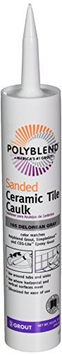 Custom BLDG Products Adhesive Caulk PC16510S-6 - Waterproof Ceramic Tile Caulk - 10.5 oz