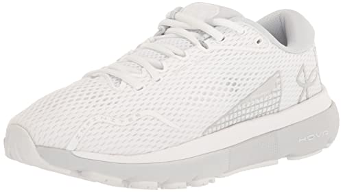 Under Armour Men's HOVR Infinite 5, (101) White/Halo Gray/Metallic Silver, 7.5, US