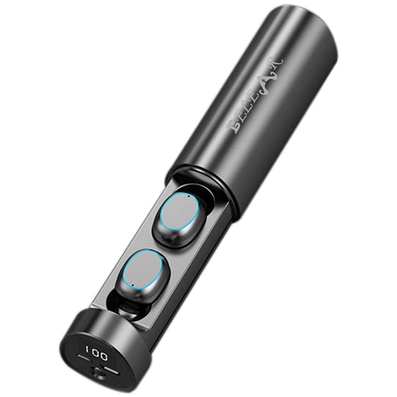 Belear Buds BL-2.O Black PRO True Wireless Earbuds with 45 Hours Playing Time Bluetooth Headset (Black, True Wireless)