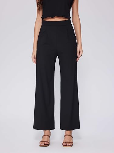 Vinova Womens Wide Straight Leg Pants Stretchy Summer High Waisted Casual Lounge Pants with Pockets2