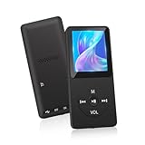 【超軽量26g】HyPour MP3 音楽プレイヤー MP3プレーヤー 32GB内蔵 128GB拡張可能 SDカード対応 スピーカー内蔵 音楽共有 映画鑑賞/写真閲覧/録音/FMラジオ/電子ブック/目覚時計/語学学習/スポーツ 日本語マニュアル付き (ブラック)