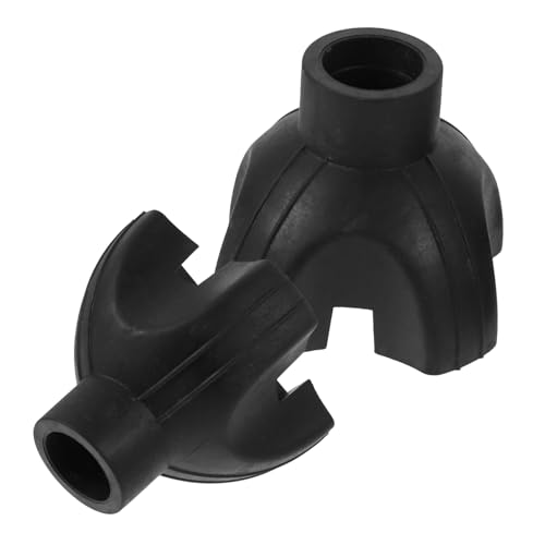 COLLBATH Elderly Safe Walking Cane Accessories Anti-Slip Crutch Tips Replacement Pole Ends for Crutches