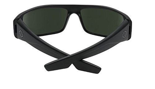 Spy Logan Sunglasses Matte Black With Happy Gray Green Polarized Lens4