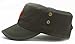 COOLSOME Vintage Fatigue Red Star Mao Army Military Hat (Military Green)