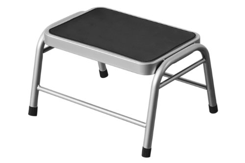 Premier Housewares - Peldaño Metal Con Superficie De Goma, 25 X 43 X 35 Cm , Color Plateado Premier Housewares - Peldaño Metal Con Superficie De Goma, 25 X 43 X 35 Cm , Color Plateado