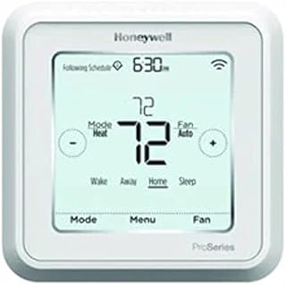 Honeywell TH6220WF2006/U Lyric T6 Pro Wi-Fi Programmable Thermostat with Stages Up to 2 Heat/1 Cool Heat Pump or 2 Heat/2 Cool Conventional , White