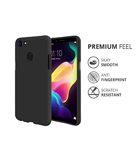 Image of Mobile Back Cover Case for Oppo F5 Youth (Silicone Case|CameraProtection|Black SC1510)