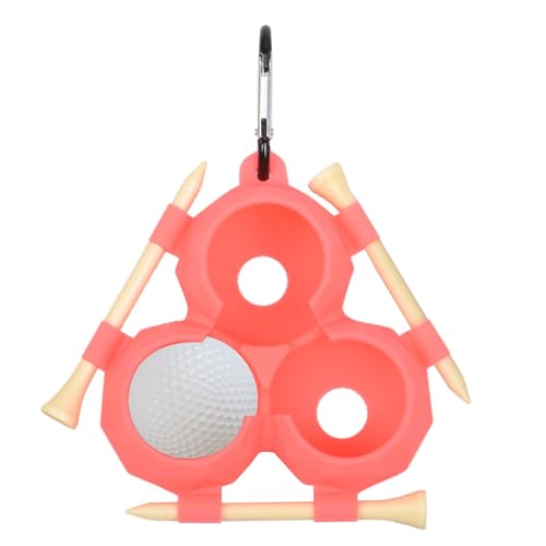 Pelotas de golf en bolsa de silicona con hebilla y accesorios de fácil fijación para cinturón